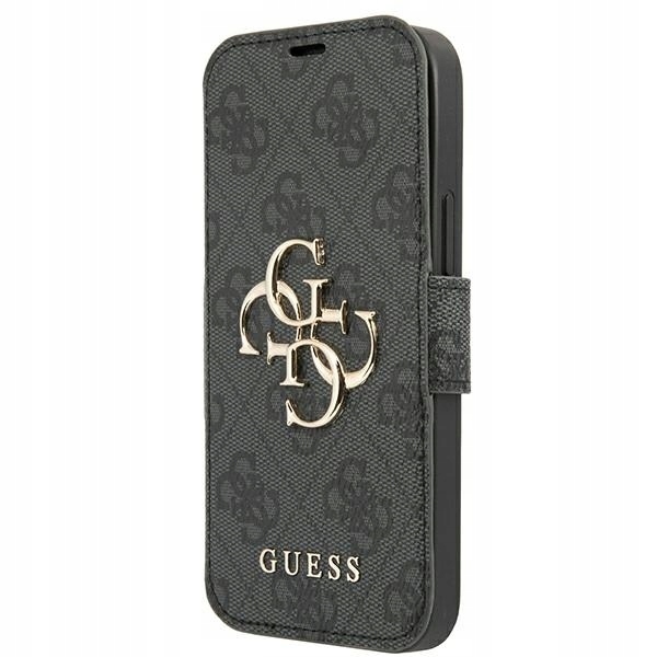 Guess GUBKP13X4GMGGR iPhone 13 Pro Max 6,7" šedá/šedá kniha 4G Big Metal Lo
