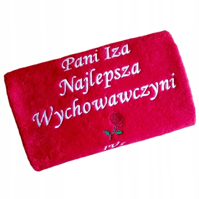 Dárek pro vychovatelku k Dni Učitelů, ručník s výšivkou
