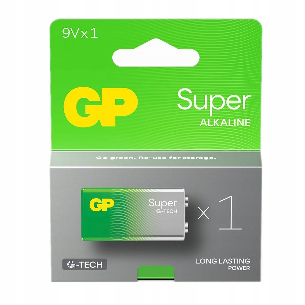 Bateria alkaliczna 6LR61 9V (R9*) Gp Alkaline G-tech 1 sztuka