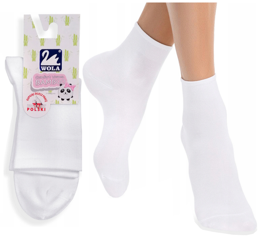 

Wola Skarpetki White Comfort Woman Bamboo r. 33-35