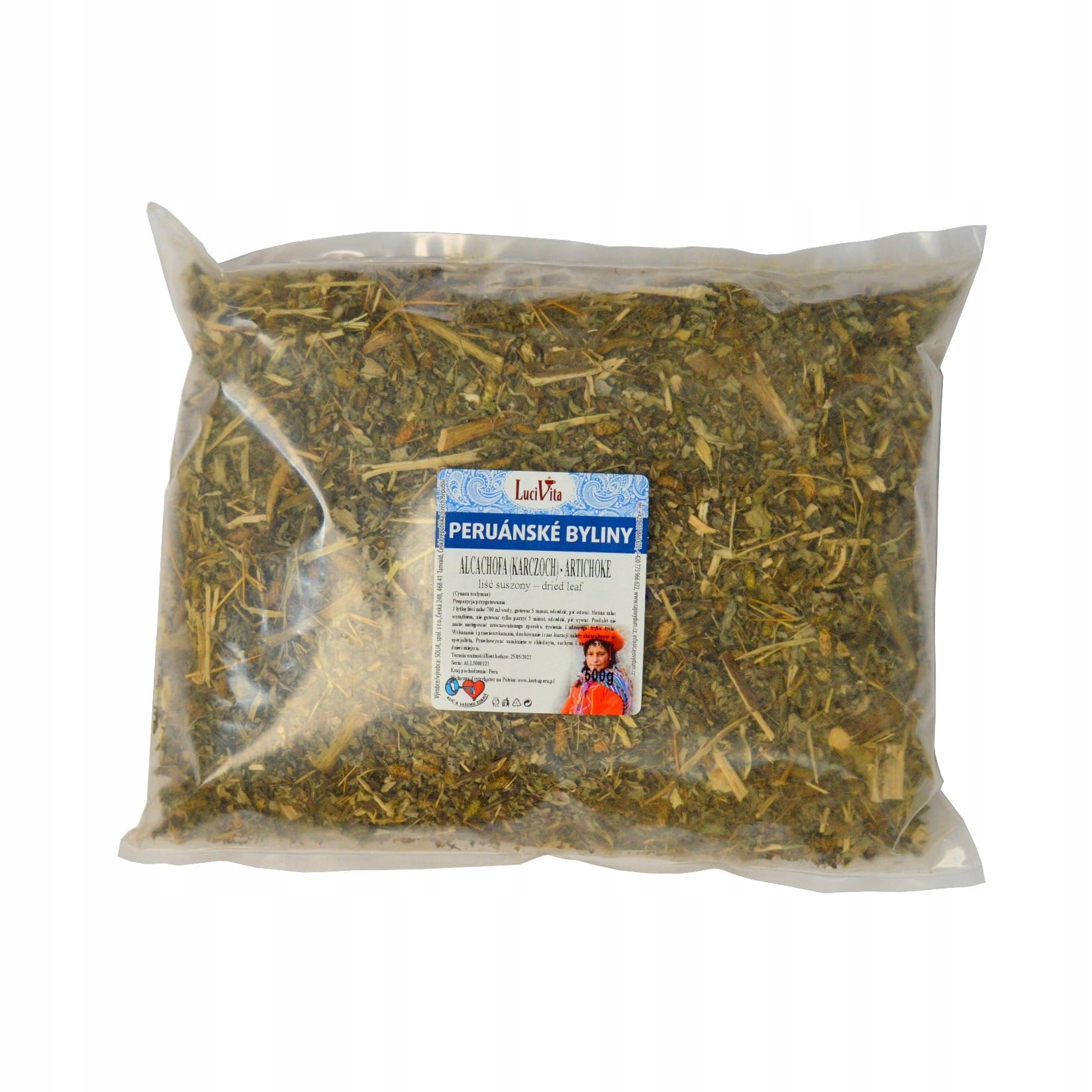 Alcachofa (karczoch) liść suszony Peru 500g