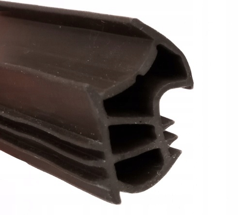 USZCZELKA OŚCIEŻNICY BRĄZOWA DO DRZWI ZEWNĘTRZNYCH, OŚCIEŻNIC STALOWYCH 1mb