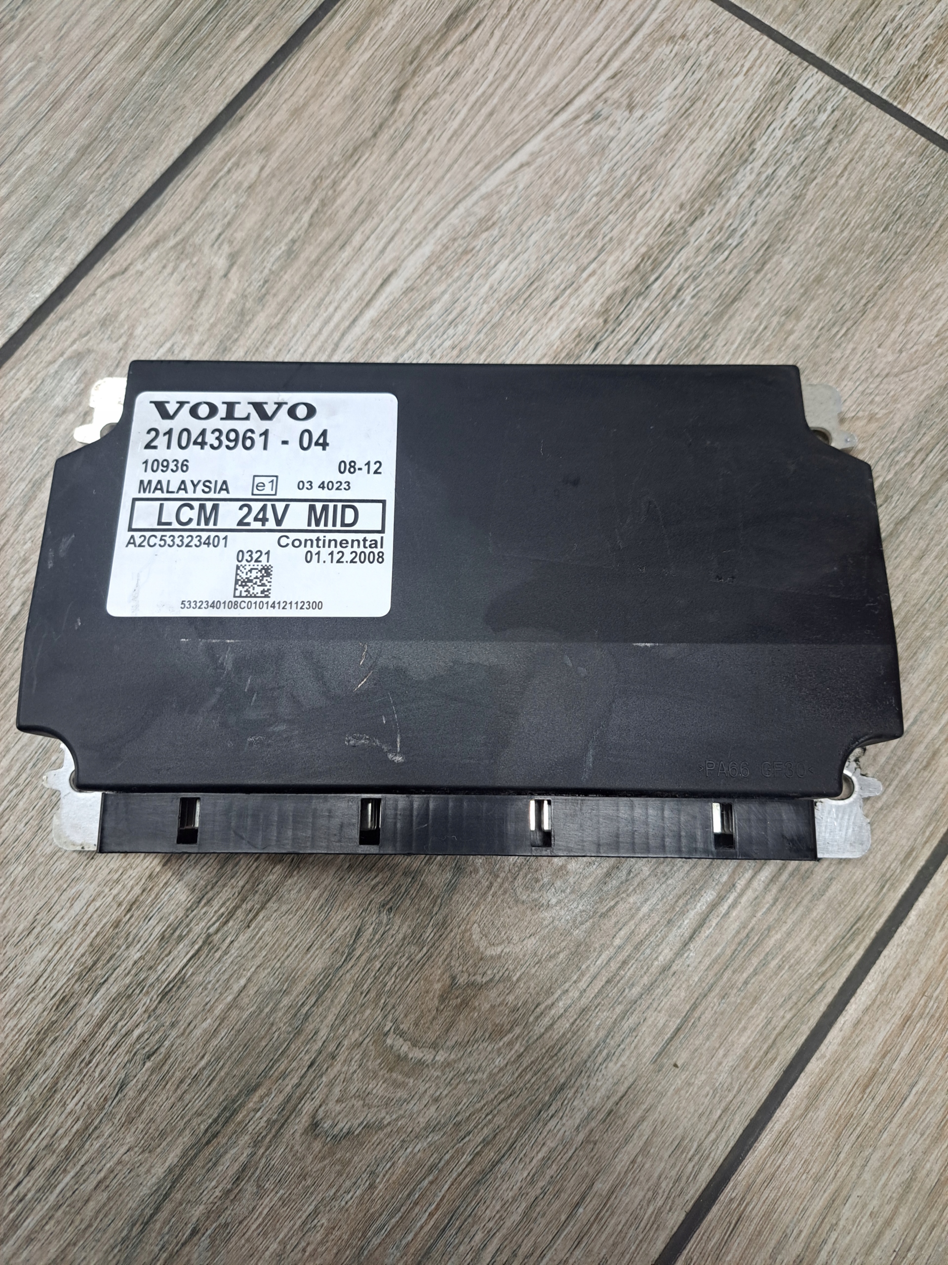 STEROWNIK KASETA ŚWIATEŁ LCM SLCM VOLVO FH FM 9 13 21043961