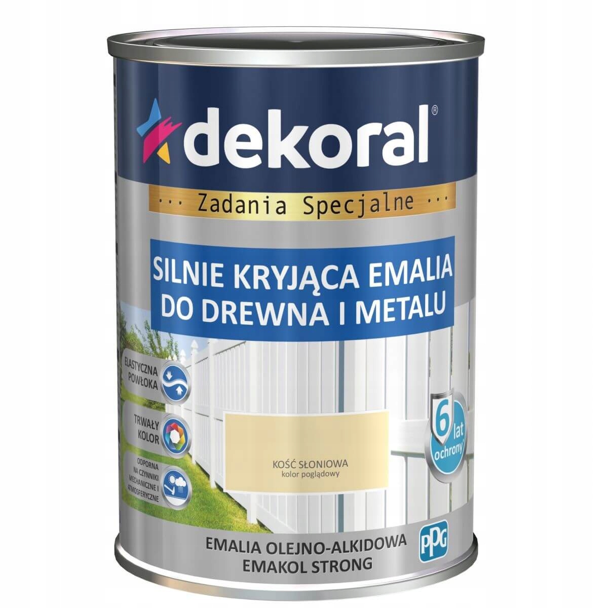 

Emakol Strong Kość Słoniowa Poł. 0,9L Dekoral