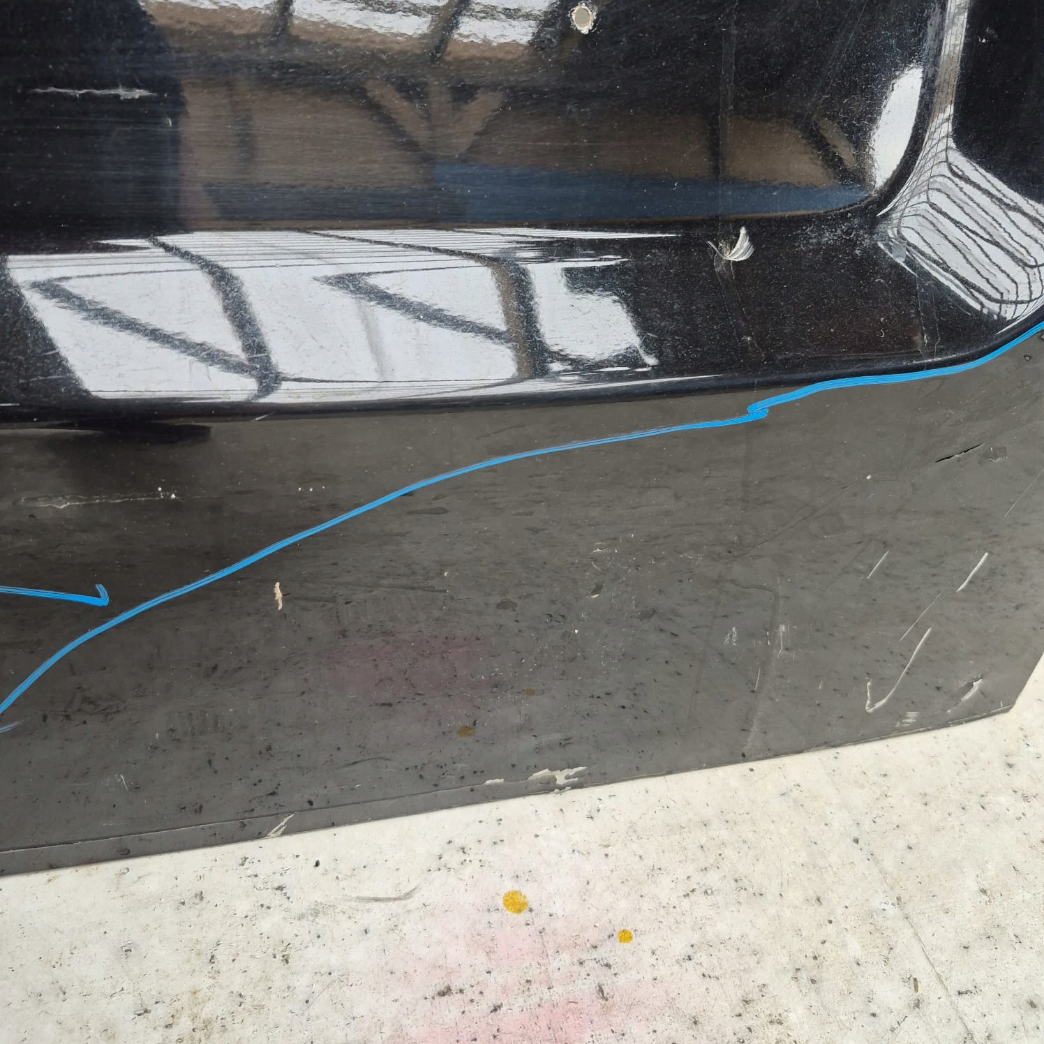 PEUGEOT EXPERT JUMPY PROACE 16- door left rear part rear.