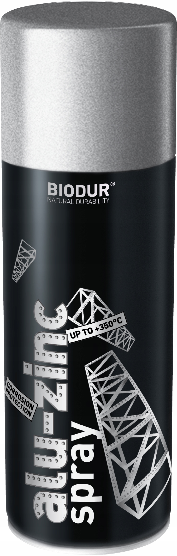Biodur ALU-CYNk Farba Antykorozyjna Spray 400 ML