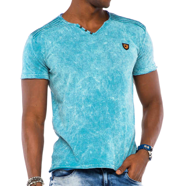 

T-shirt Cipo Baxx Męski Koszulka Mazany Elegance