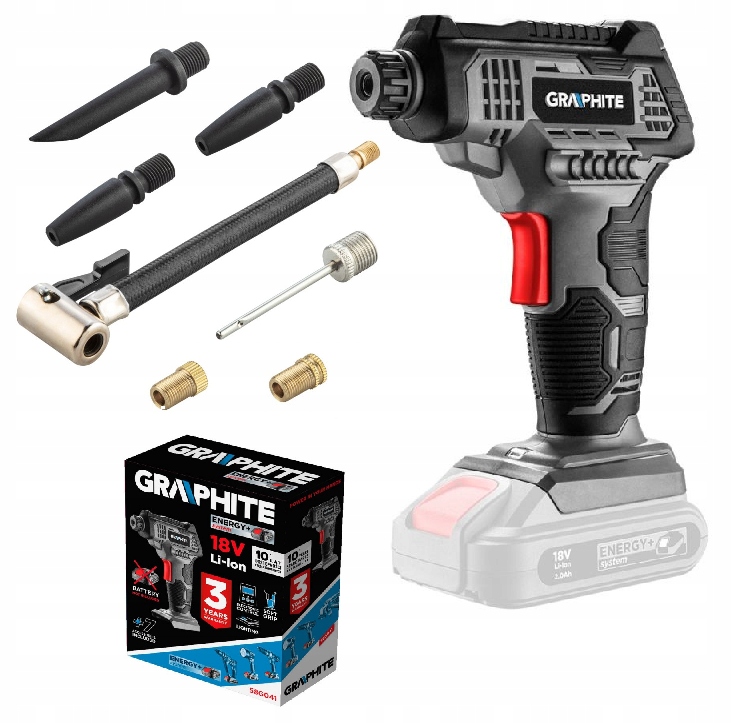

Graphite Kompresor akumulatorowy 18V Solo 58G041