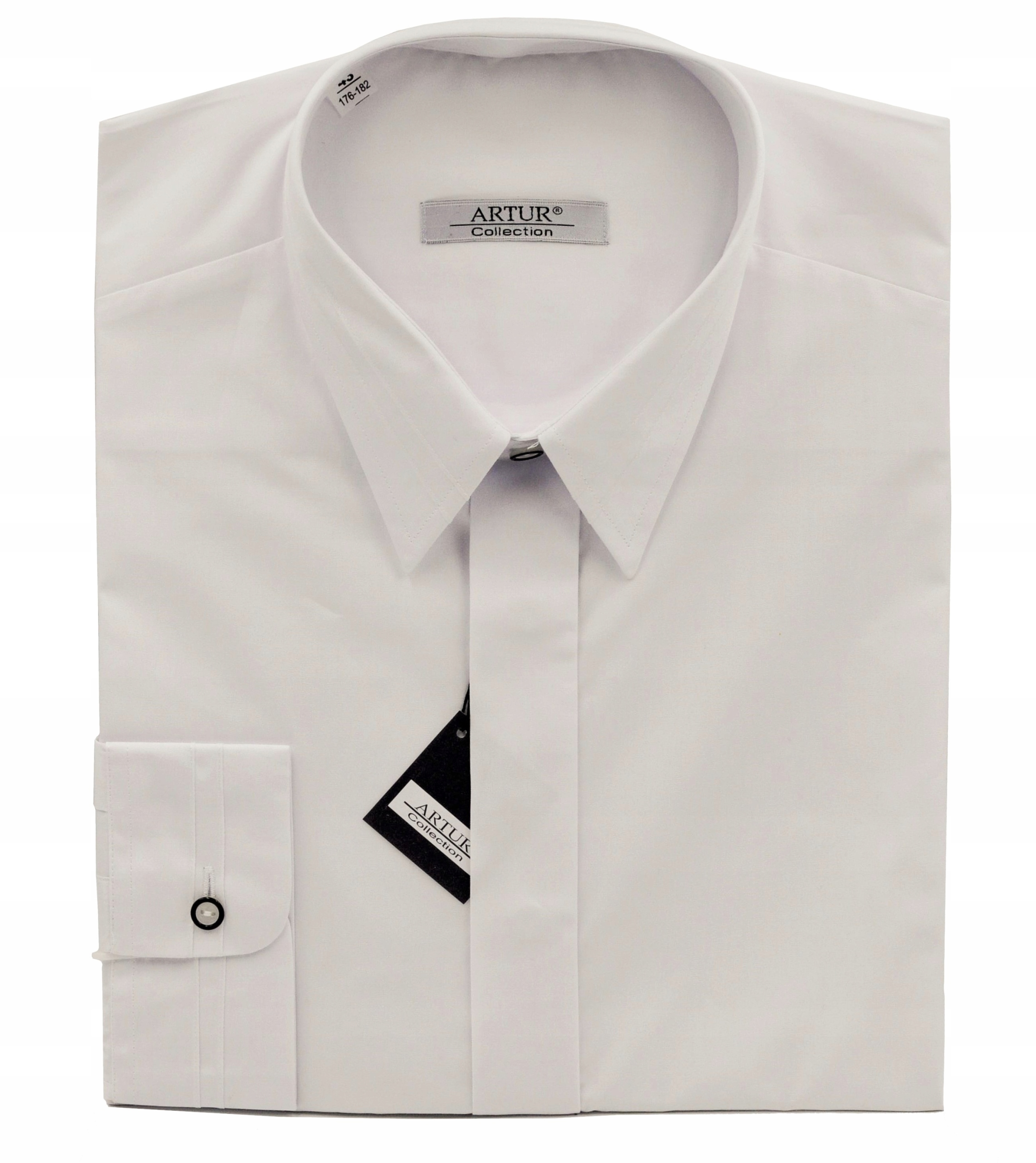 

Elegancka koszula XXL 46 Biała Długi rękaw Artur