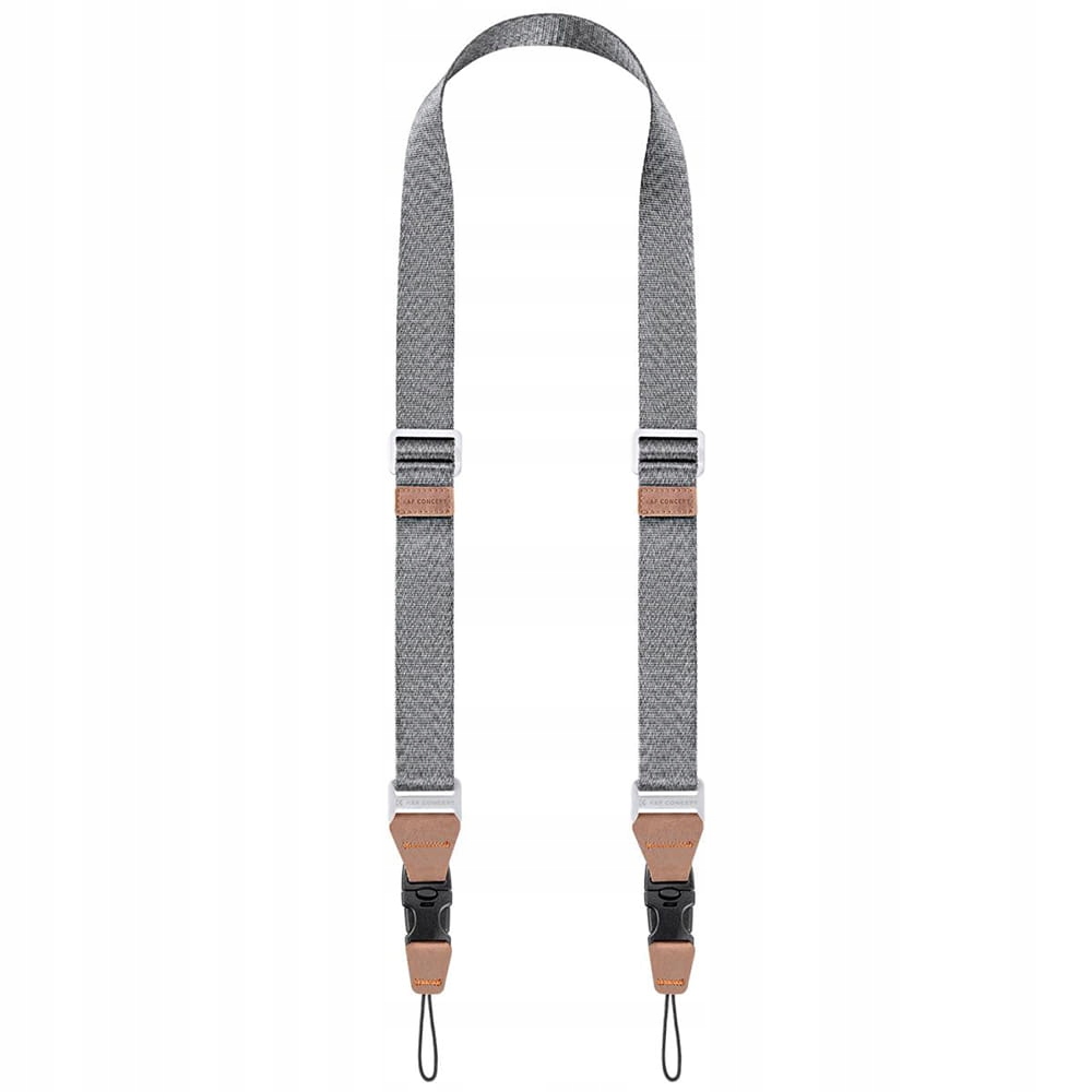 Pasek do aparatu Alpha Strap 32mm K&f Concept KF13.115 nylonowy szary