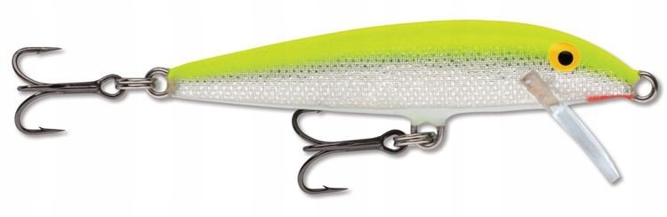 Rapala Original Floating 9cm Silver Fluorescent Chartreuse F09 Sfc