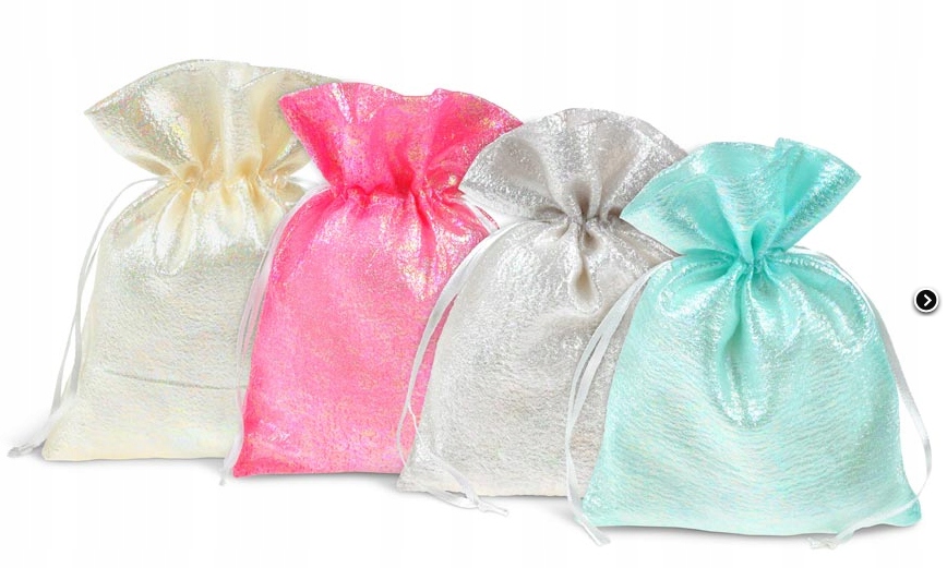 WOREK Z MATERIAŁU NA PREZENT PERŁOWY 13x18cm 5800727 MFP RÓŻ Kod producenta 5800727