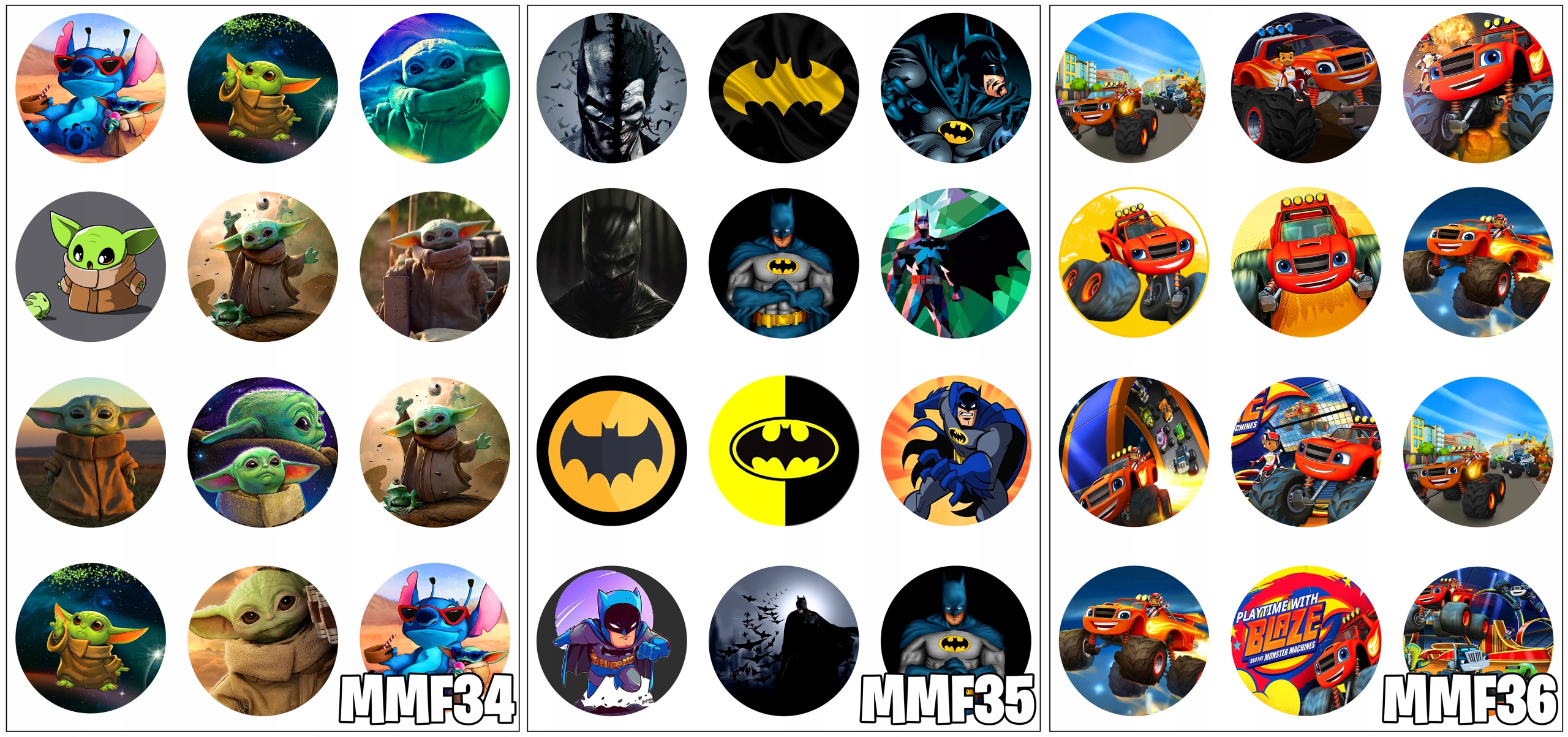 OPŁATEK NA MUFFINKI CIASTECZKA FORTNITE 12 SZT Marka WafersPremium