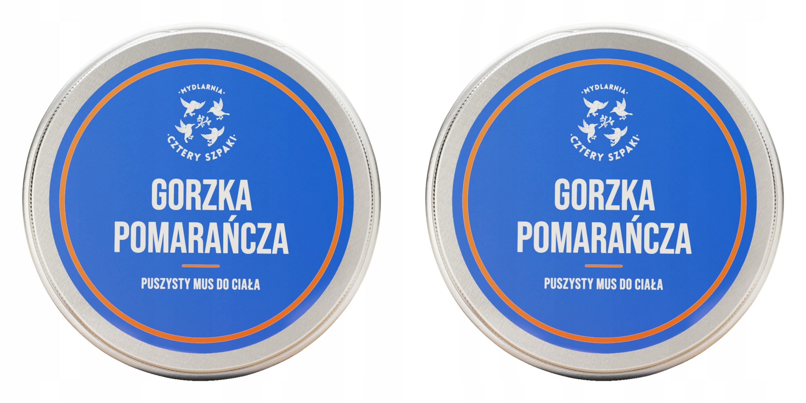 2x Mydlarnia Cztery Szpaki Gorzka Pomarańcza puszysty mus do ciała 150 ml