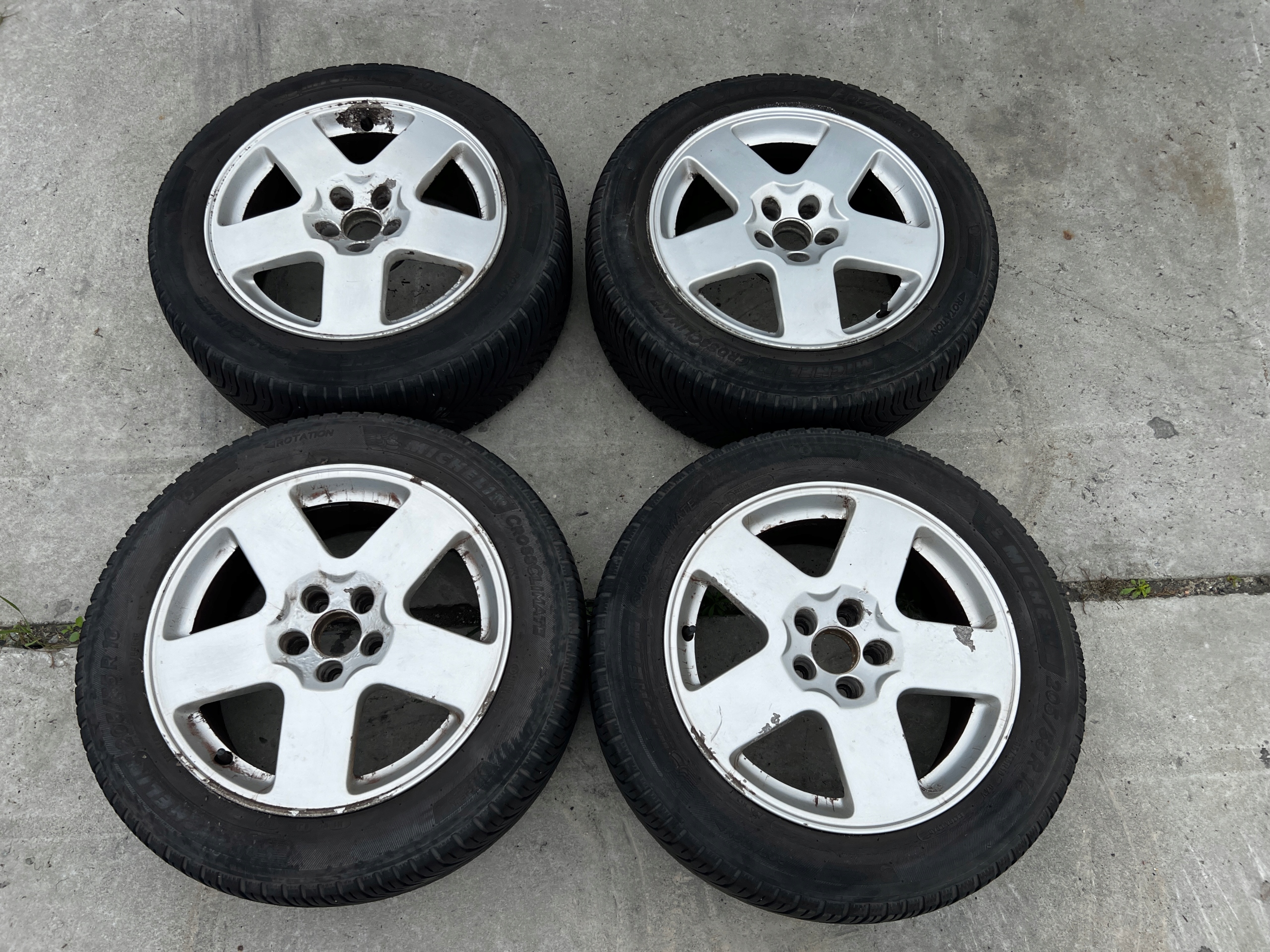 КОЛЕСА ДИСКИ ШИНИ ЦІЛОРІЧНИЙ AUDI A3p TTn 205/55 R16