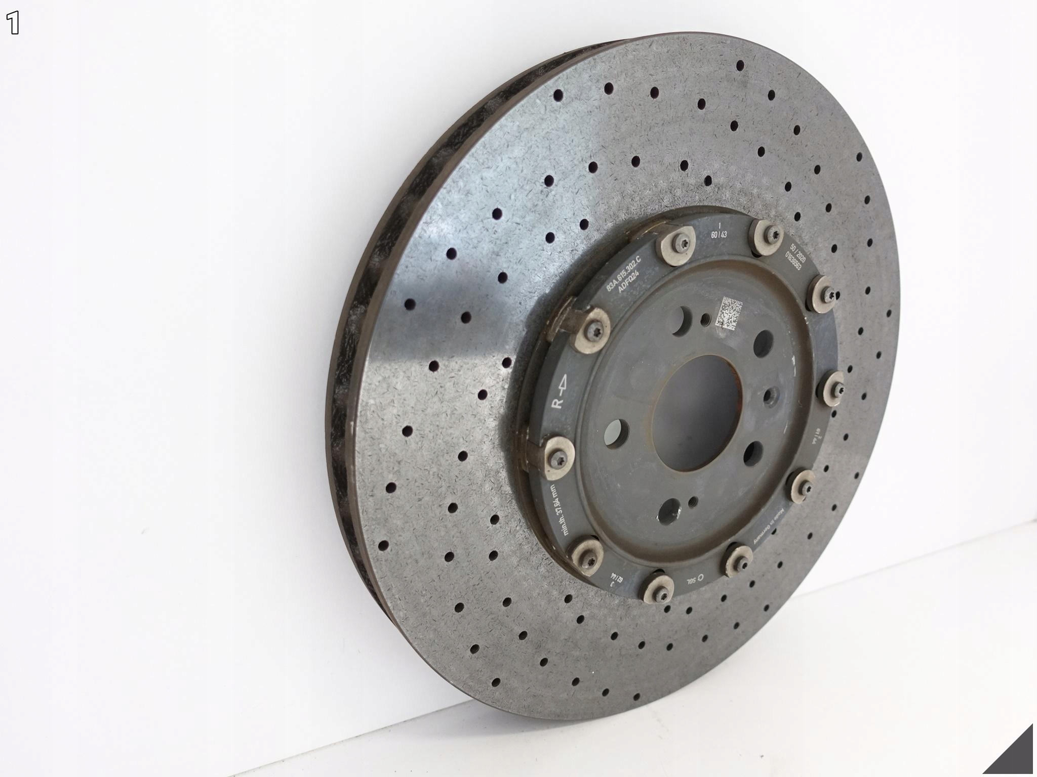 AUDI RSQ3 Q3 RS II 83A RS3 8Y0 disc CERAMICZNA right front 380X38
