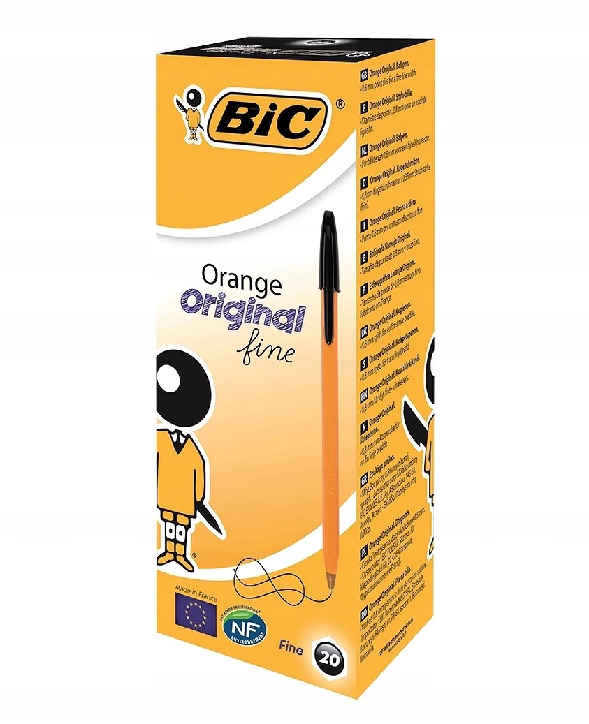

Długopis Bic Orange Fine Czarny 20 Sztuk