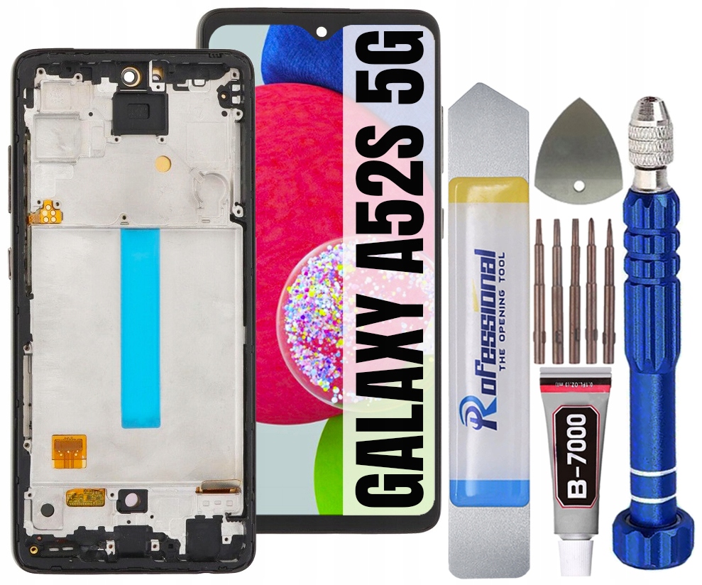 Displej Pro Samsung Galaxy A52S 5G A528 Oled Displej +rámeček