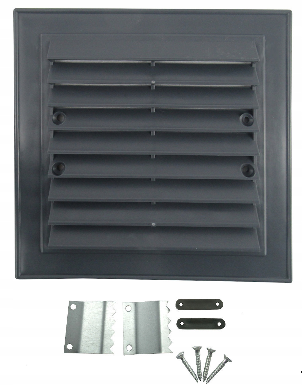 

Kratka Wentylacyjna 14 X 14 CM Komin Skośna Grafit