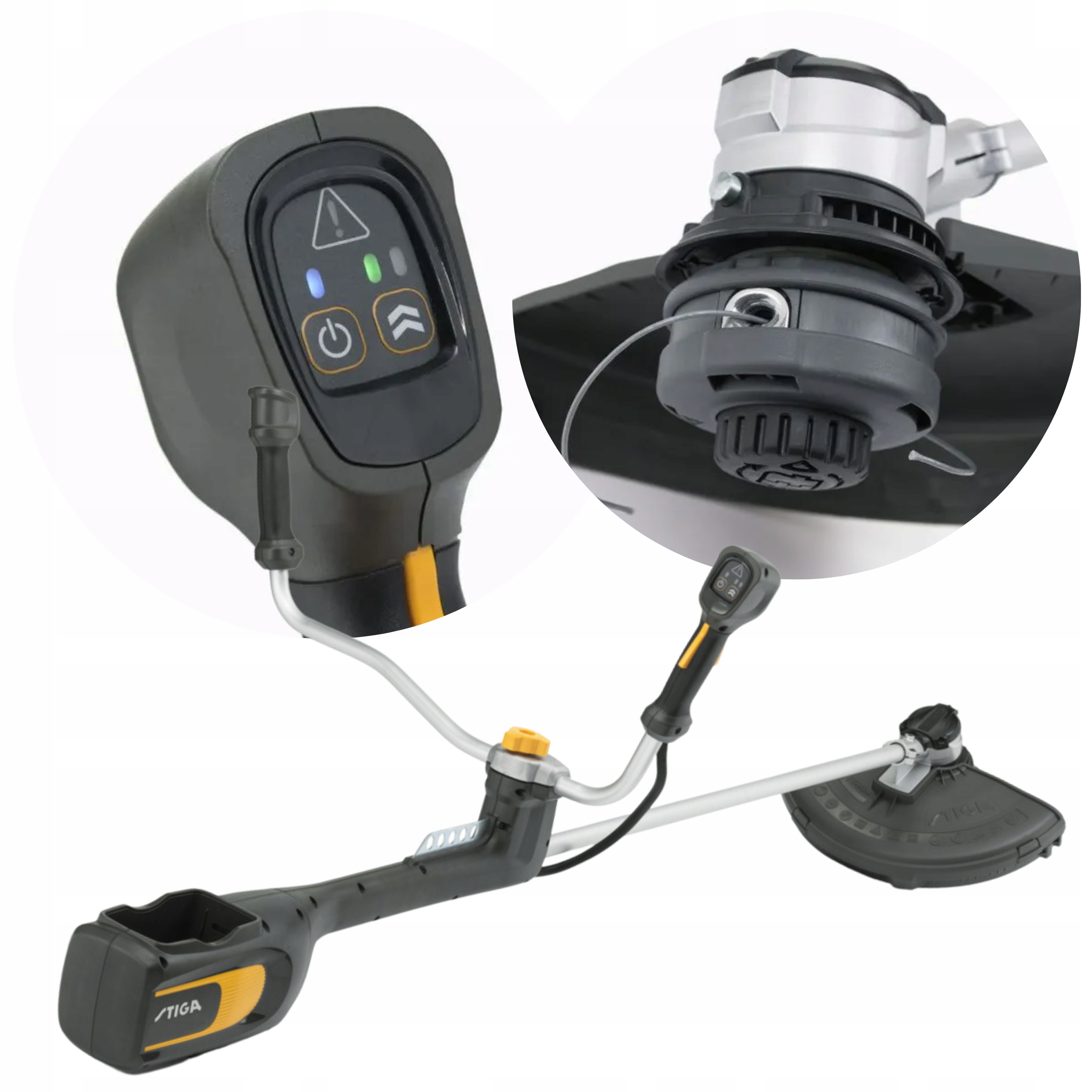 Mocna Akumulatorowa Podkaszarka Kosa Stiga Bc 700e B 500W Szelki W Zestawie