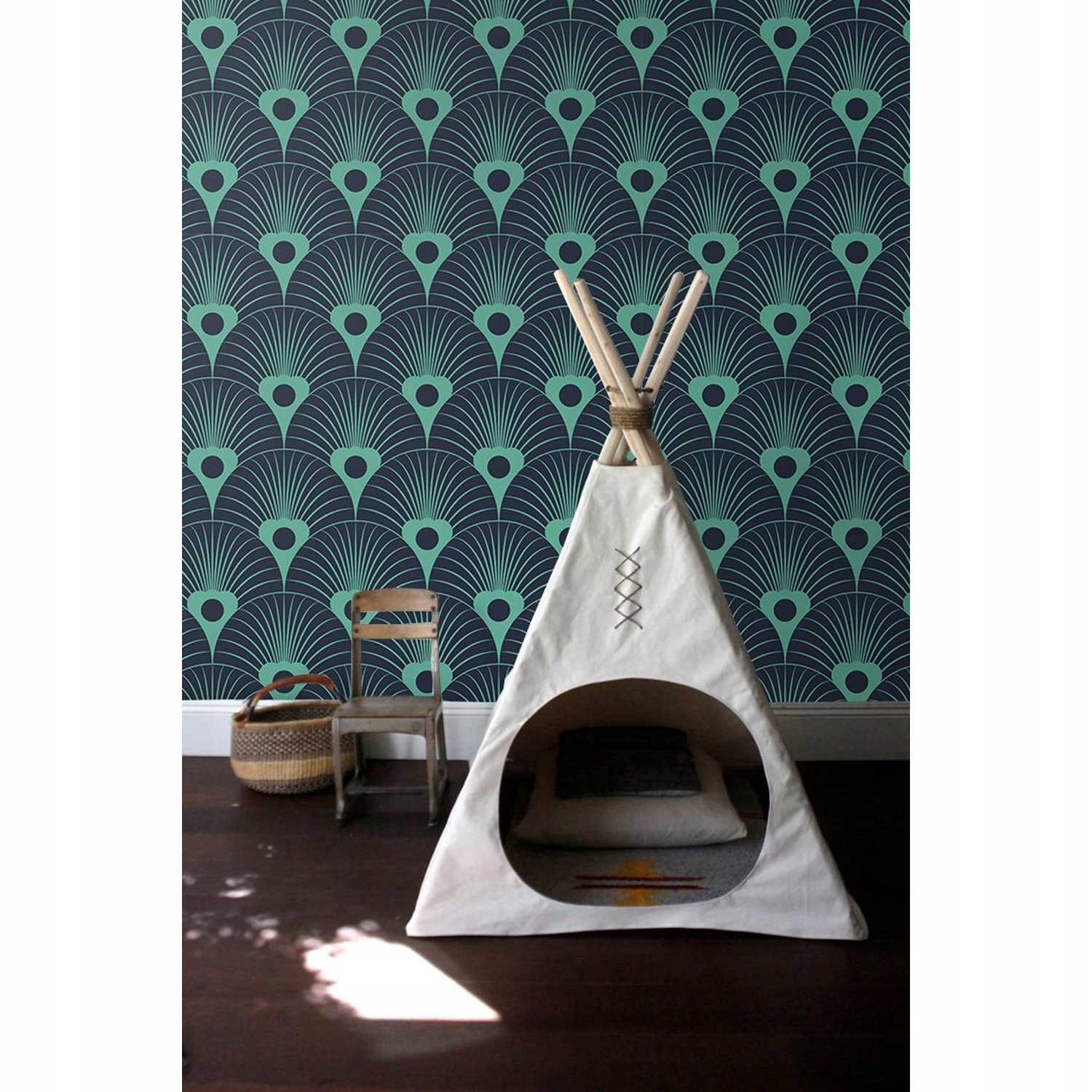 

Fototapeta do sypialni Wzór rybie łuski 152x104 cm