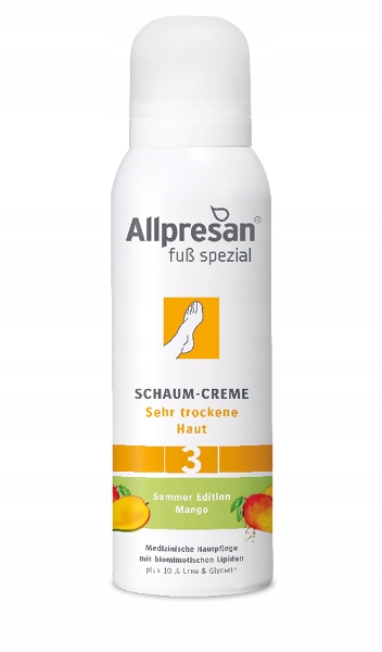 

Allpresan 3 pianka do stóp 125 ml Zapach Mango