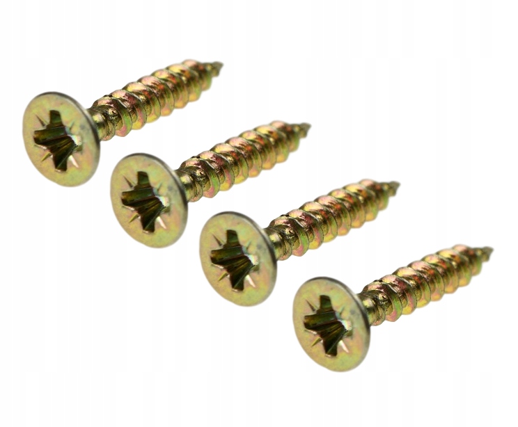 

100x wkręty do drewna stożkowe hartowane 3,5 x 25