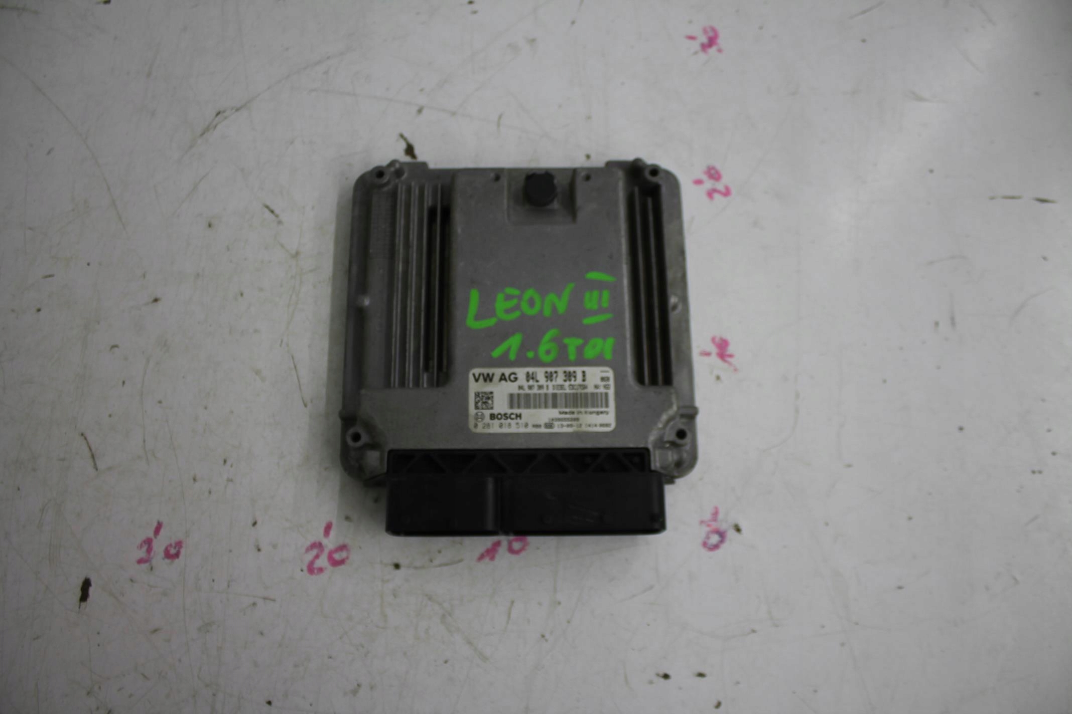 control unit of the engine 04L907309B OCTAVIA III 1.6 TDI