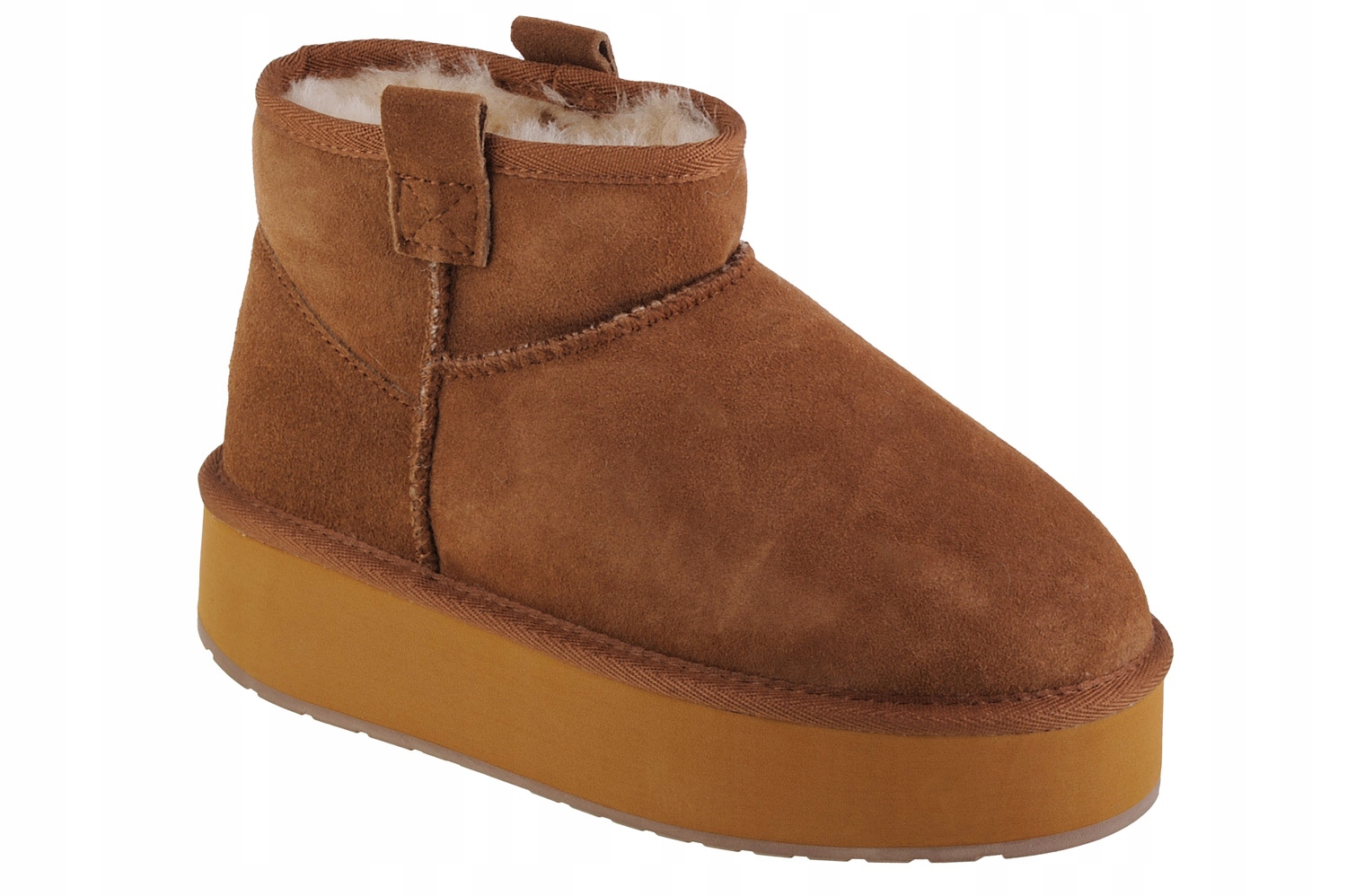 Emu Australia Foy Flatform Micro [41] Dámské zimní boty z broušené kůže (semišové), hnědé