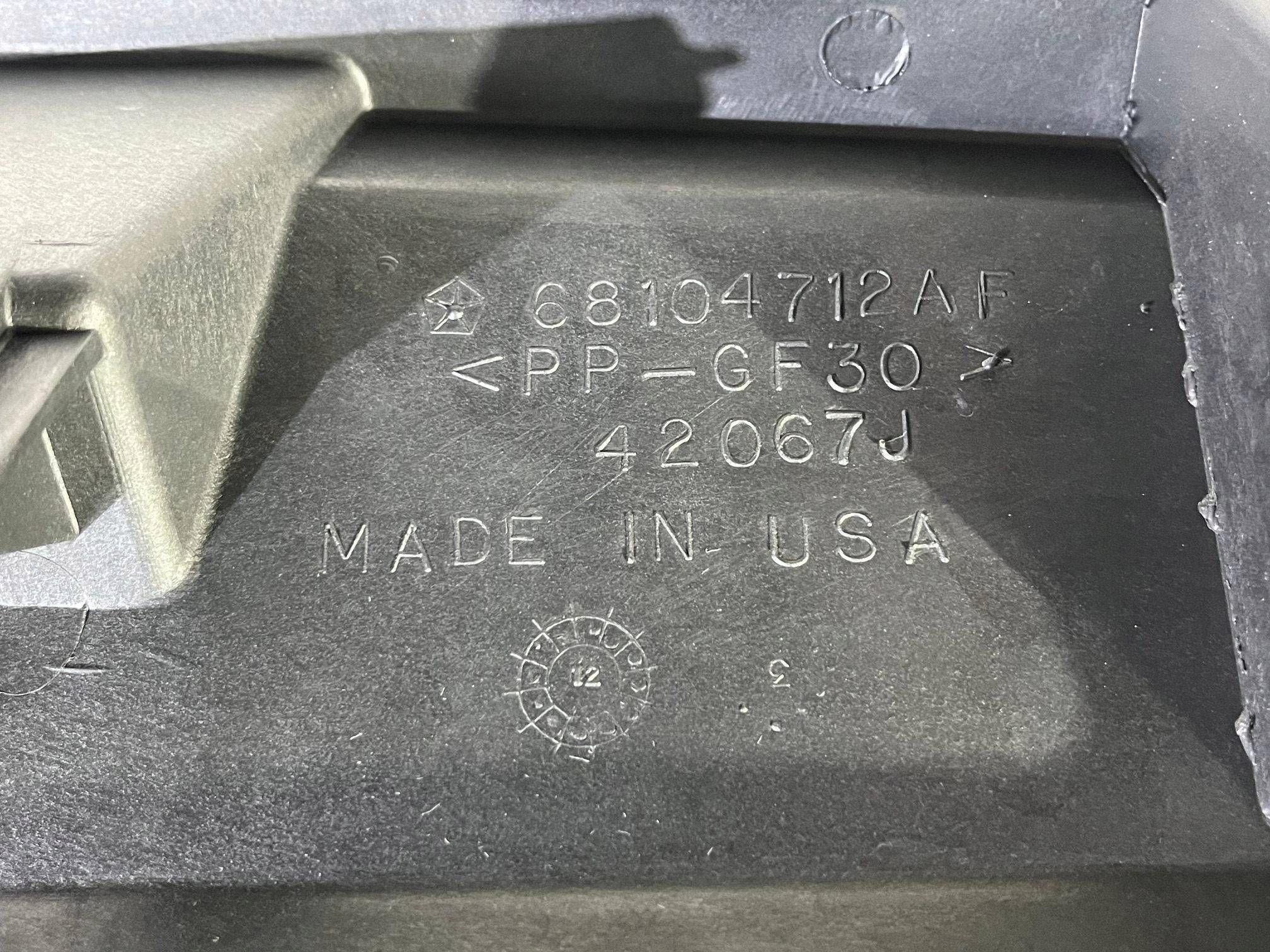 luftführung luftansaugkanal Dämpfer Original Dodge RAM 1500 2013-2018