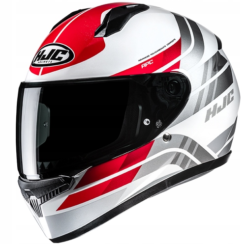 Helma Hjc C10 Hiper White Red veľ.S Darčeky!