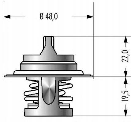TERMOSTAT DAEWOO CIELO LANOS NUBIRA NEXIA 1.4-1.6