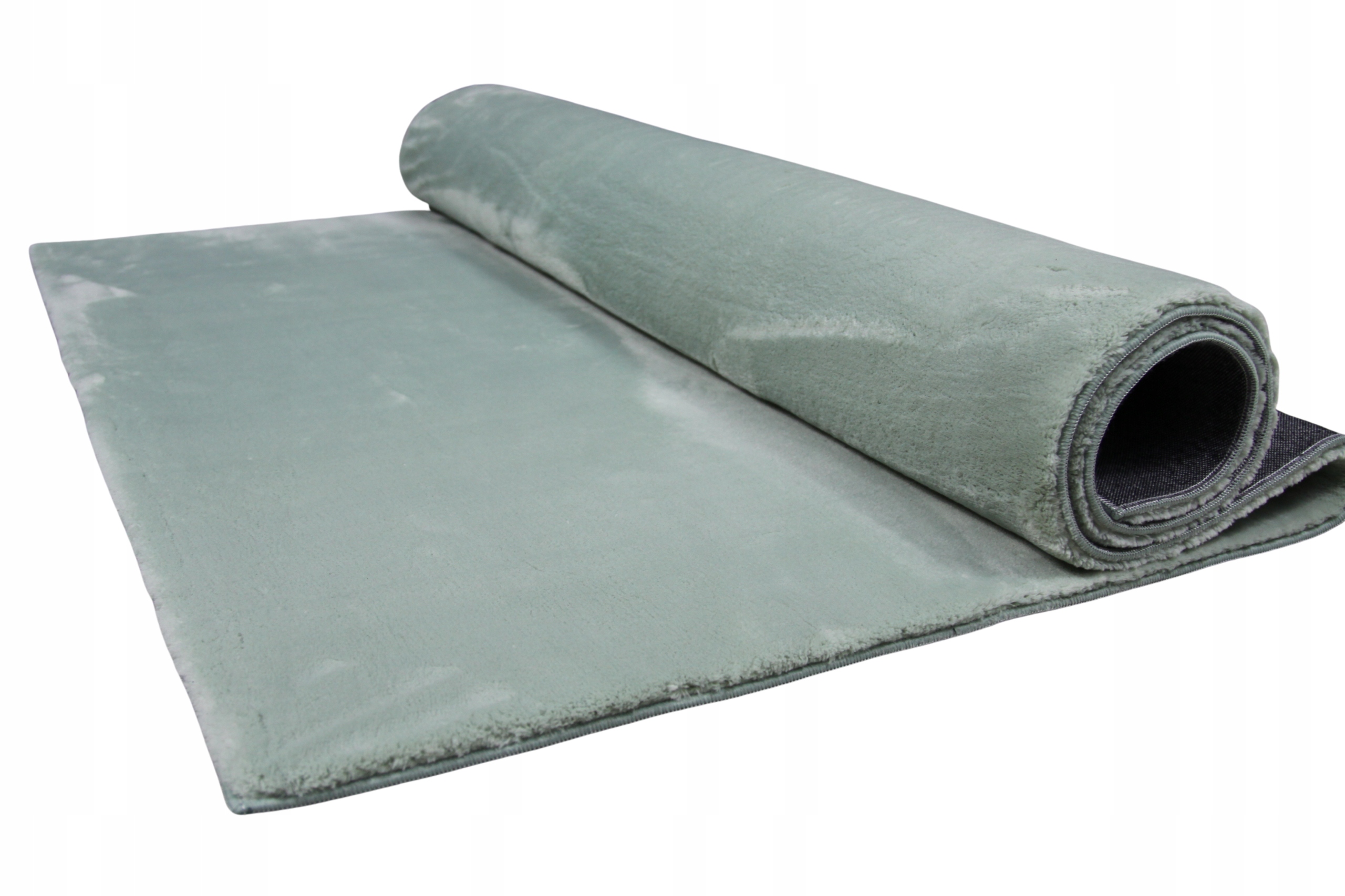 Dywan Cozy Około 200x300 Zielony Miękki Milutki Pluszowy Nowoczesny Modny