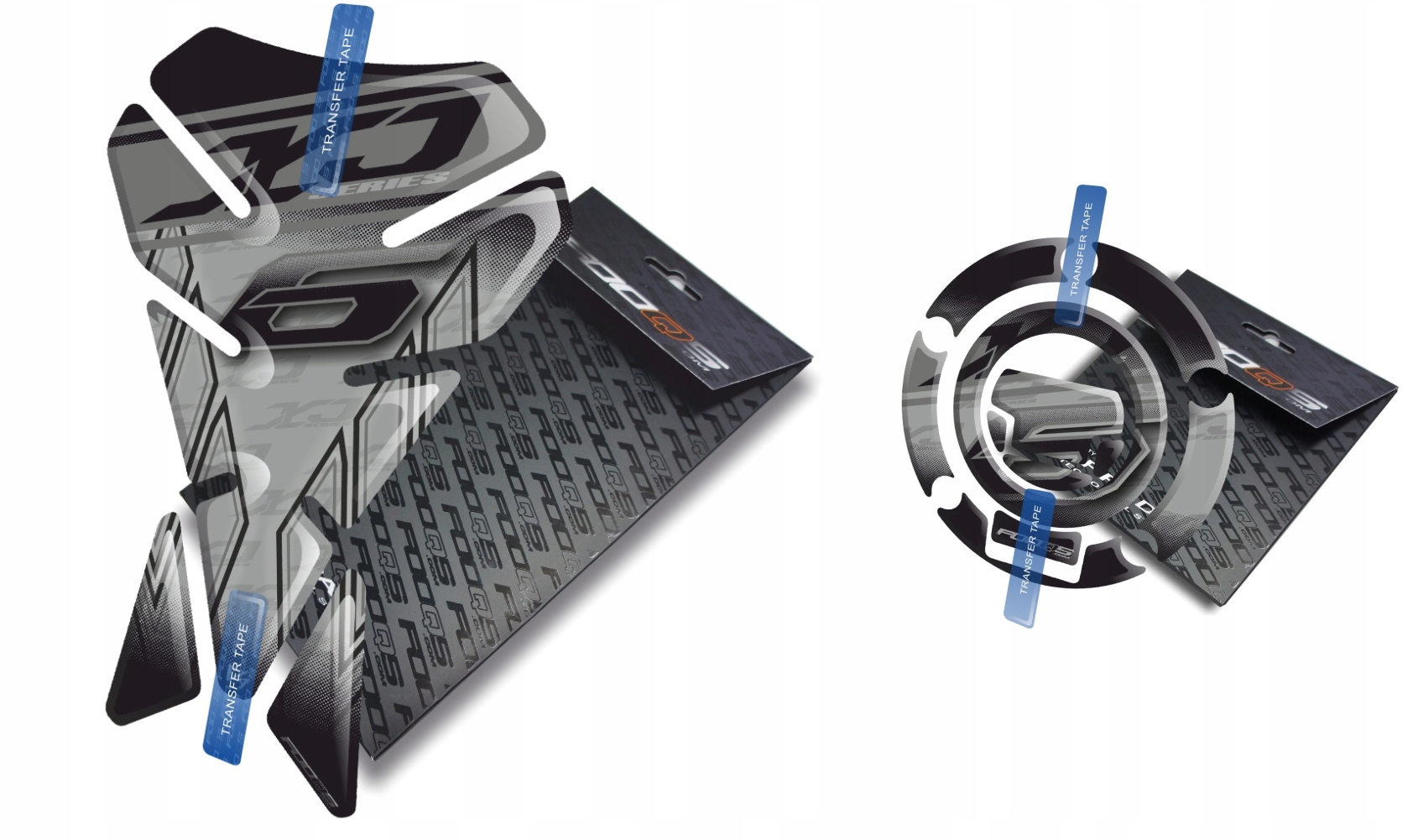 Tank-pad Cap-pad V1 od společnosti Fooqs pro Yamaha XJ-6 Stříbrný