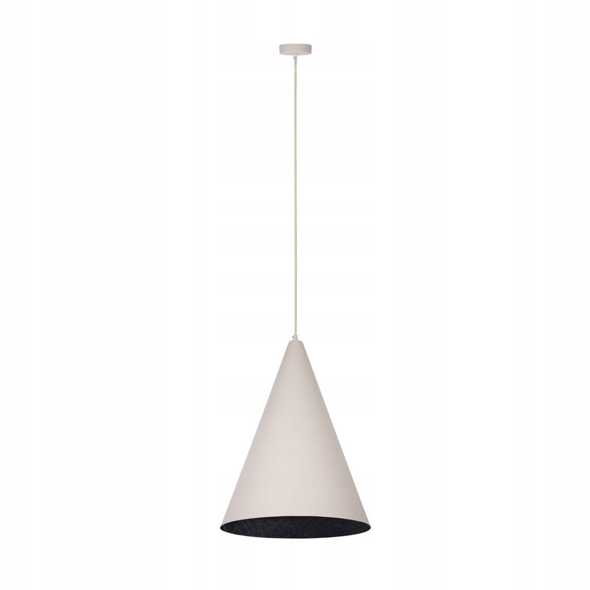 Béžová závěsná lampa ve tvaru kužele Vesuvio S 41071 Sigma Lighting