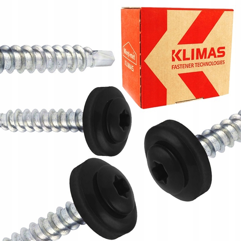 Farmářské vruty 4,8x35 Ral 9005 černé farmářské Torx 250 ks