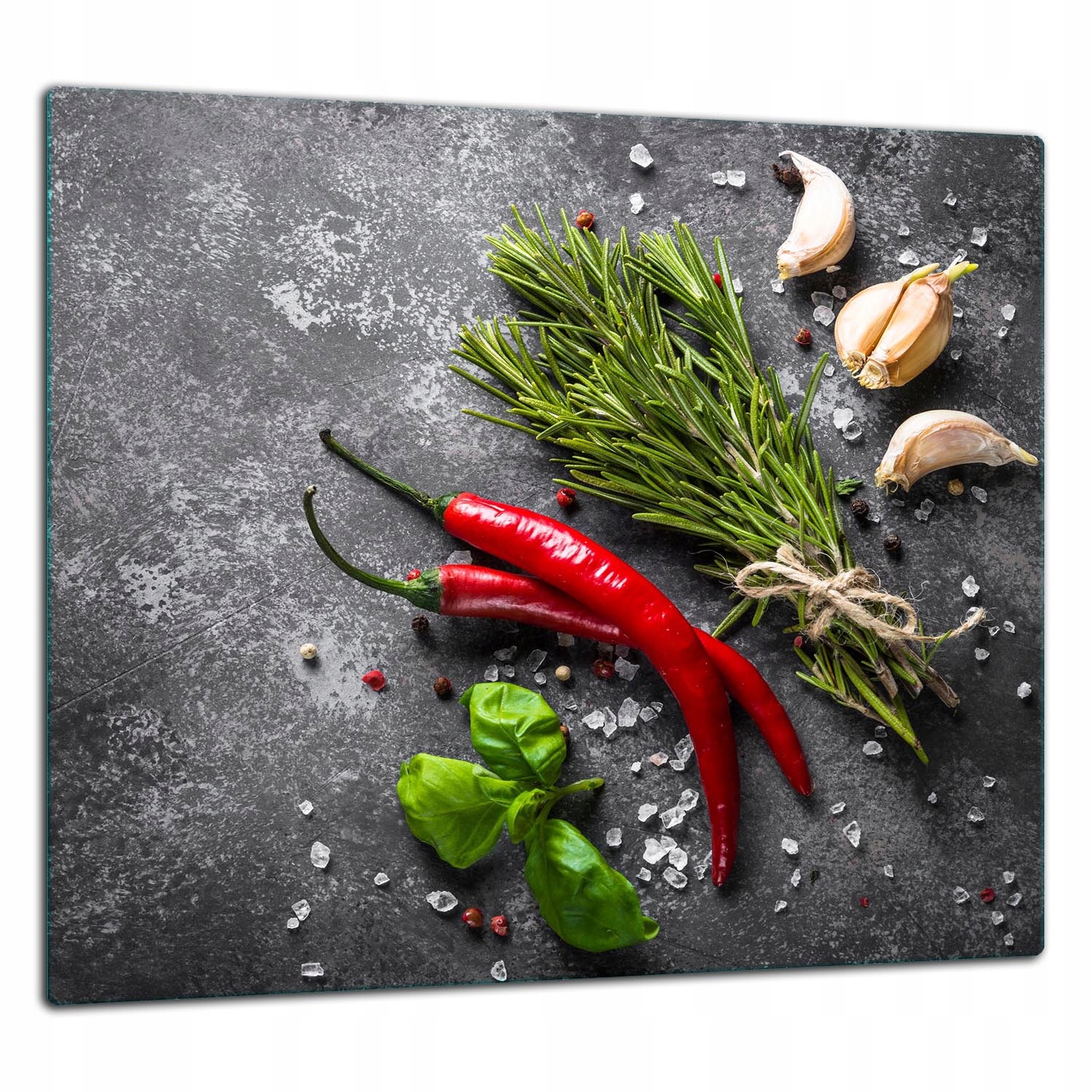 Skleněná Ochranná Deska Panel Lepidlo 65x60 Chilli 7v1