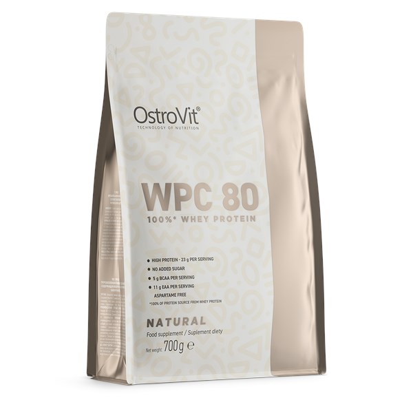 Ostrovit Wpc 80 – přírodní příchuť (700 g)