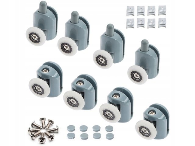 

Rolki Kółka Do Drzwi Kabiny Prysznicowej 8SZT 23mm