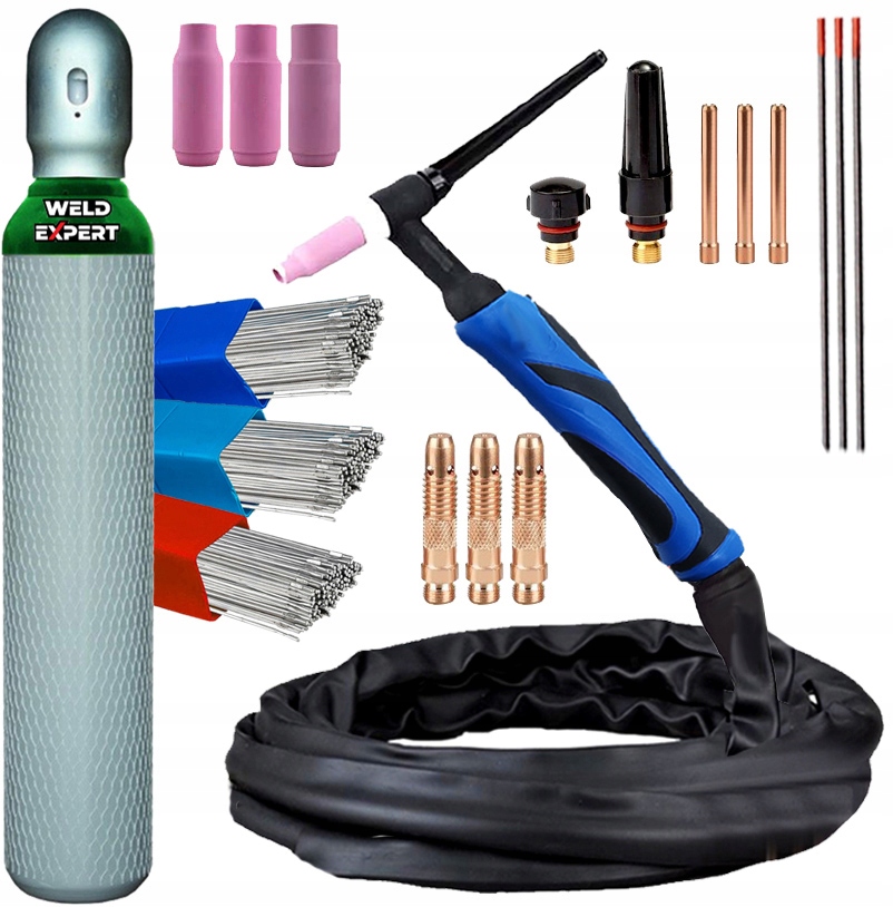 PÓŁAUTOMAT SPAWALNICZY SHERMAN TIG DC MMA MIG 230V Średnica drutu (mm) 0,6-1,0