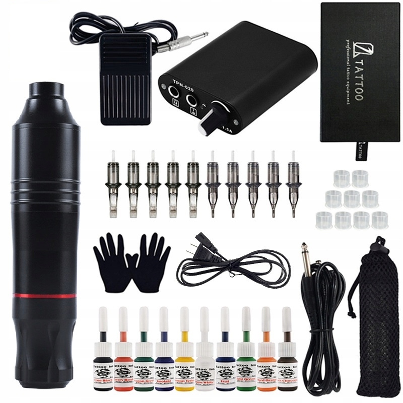 Bezdrátový Na Tetování Strojek Sada Na Tetování S Motorovým Perem