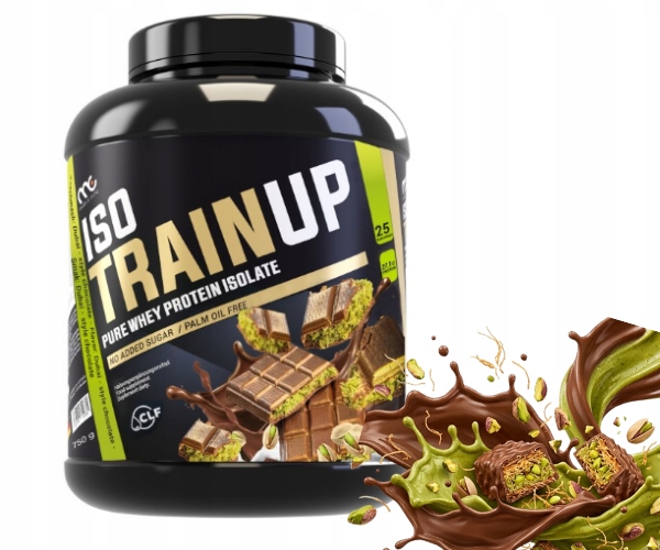 Muscle Clinic Iso Train Up 750 g proteinový izolát proteinový izolát Dubai Chocolate