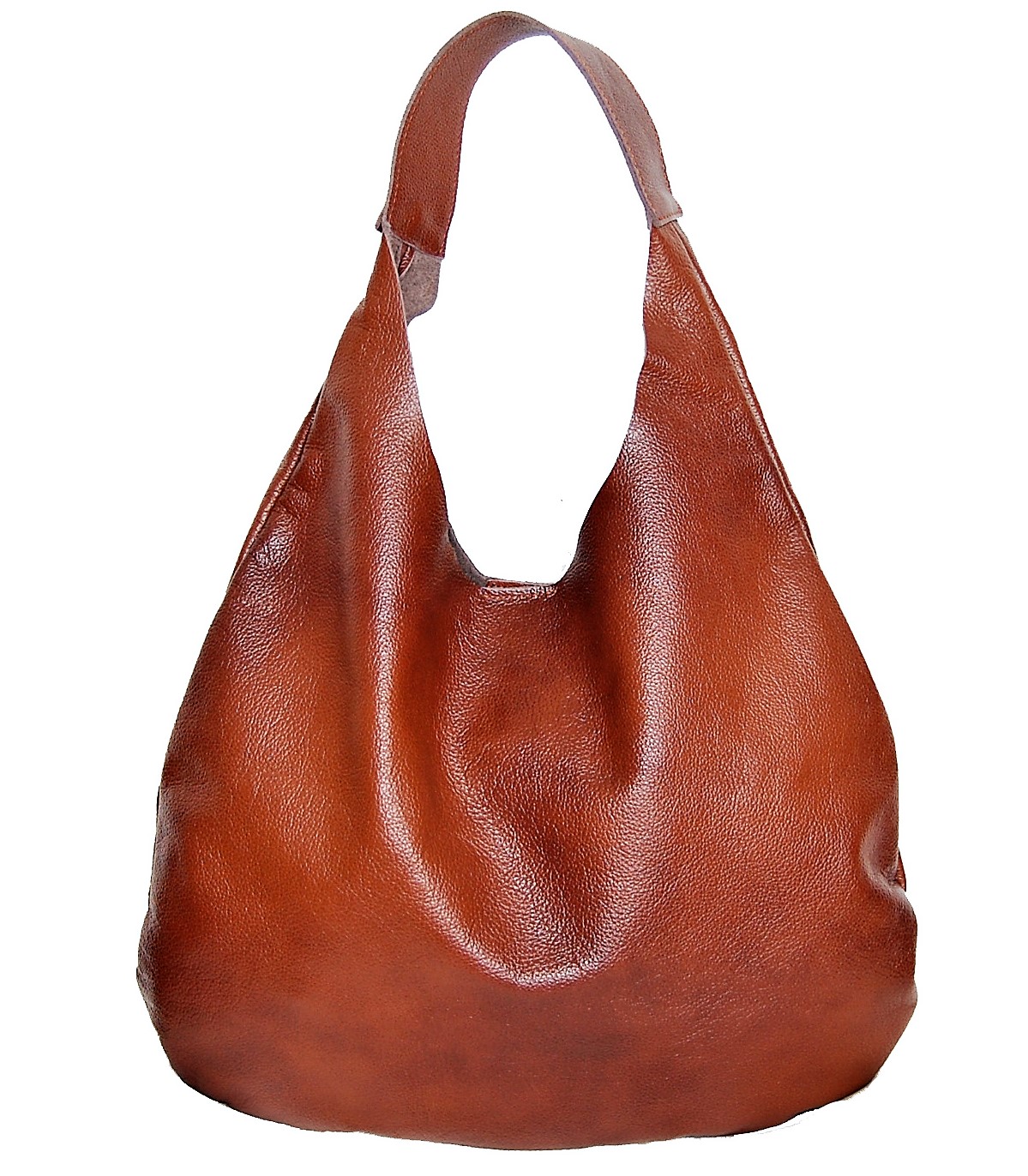 TOREBKA WOREK NA RAMIĘ ZE SKÓRY NATURALNEJ - HOBO - TOREBKA DO SZKOŁY Marka inna