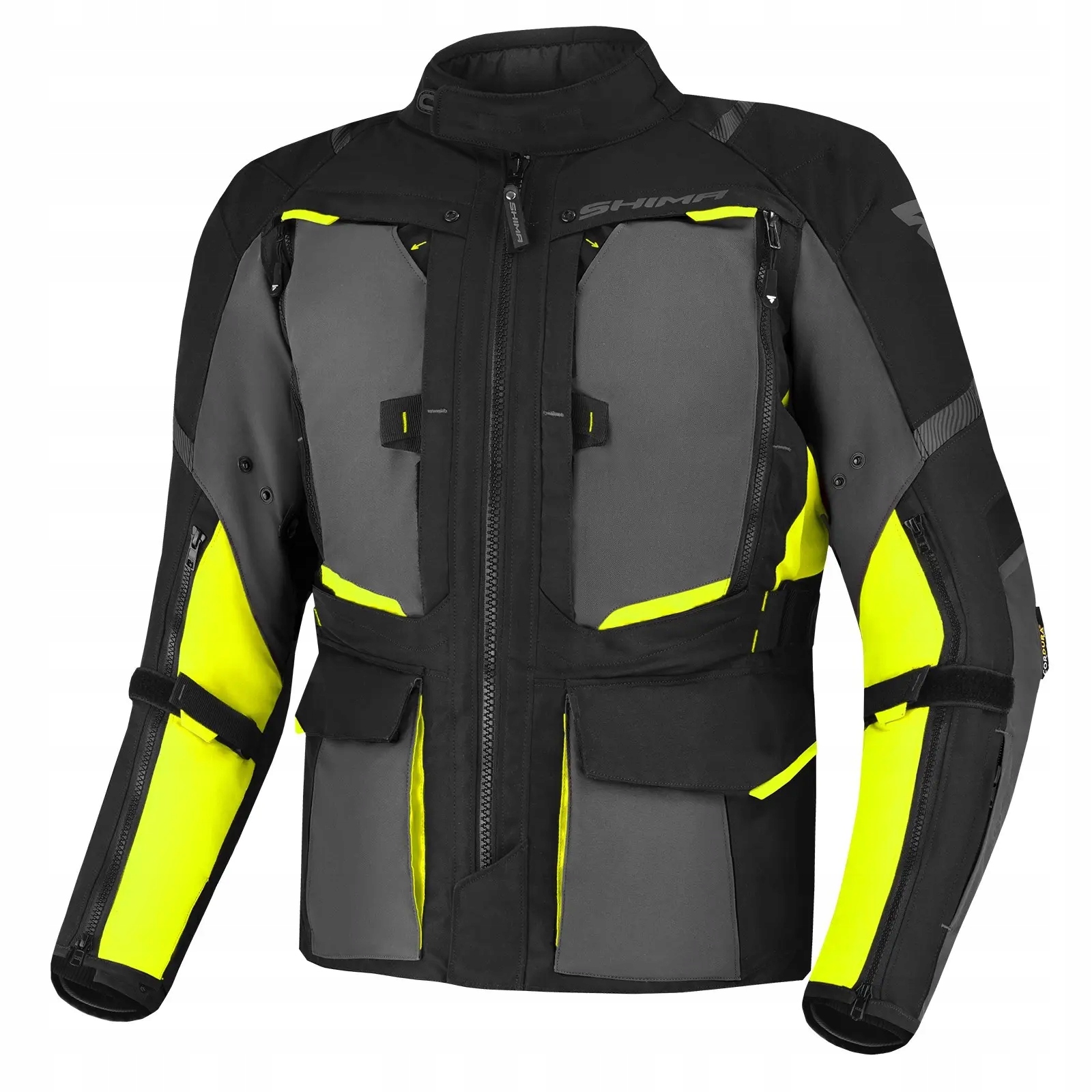 Turistická motocyklová bunda Shima Hero 2.0 Yellow Fluo M