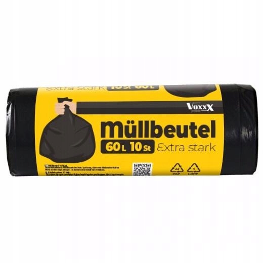 

Deluxe Mullbeutel mocne worki na śmieci 60L 10szt