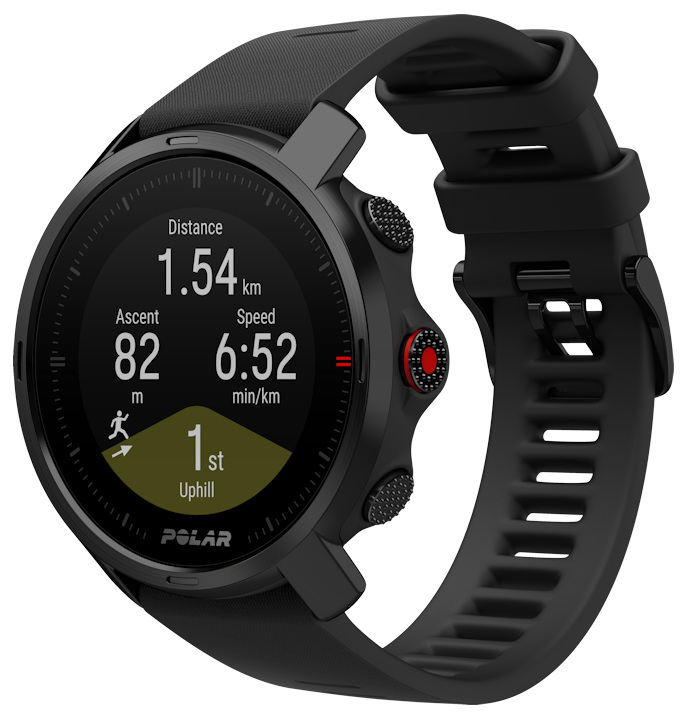 Спортивные часы POLAR Grit X черные M / L GPS