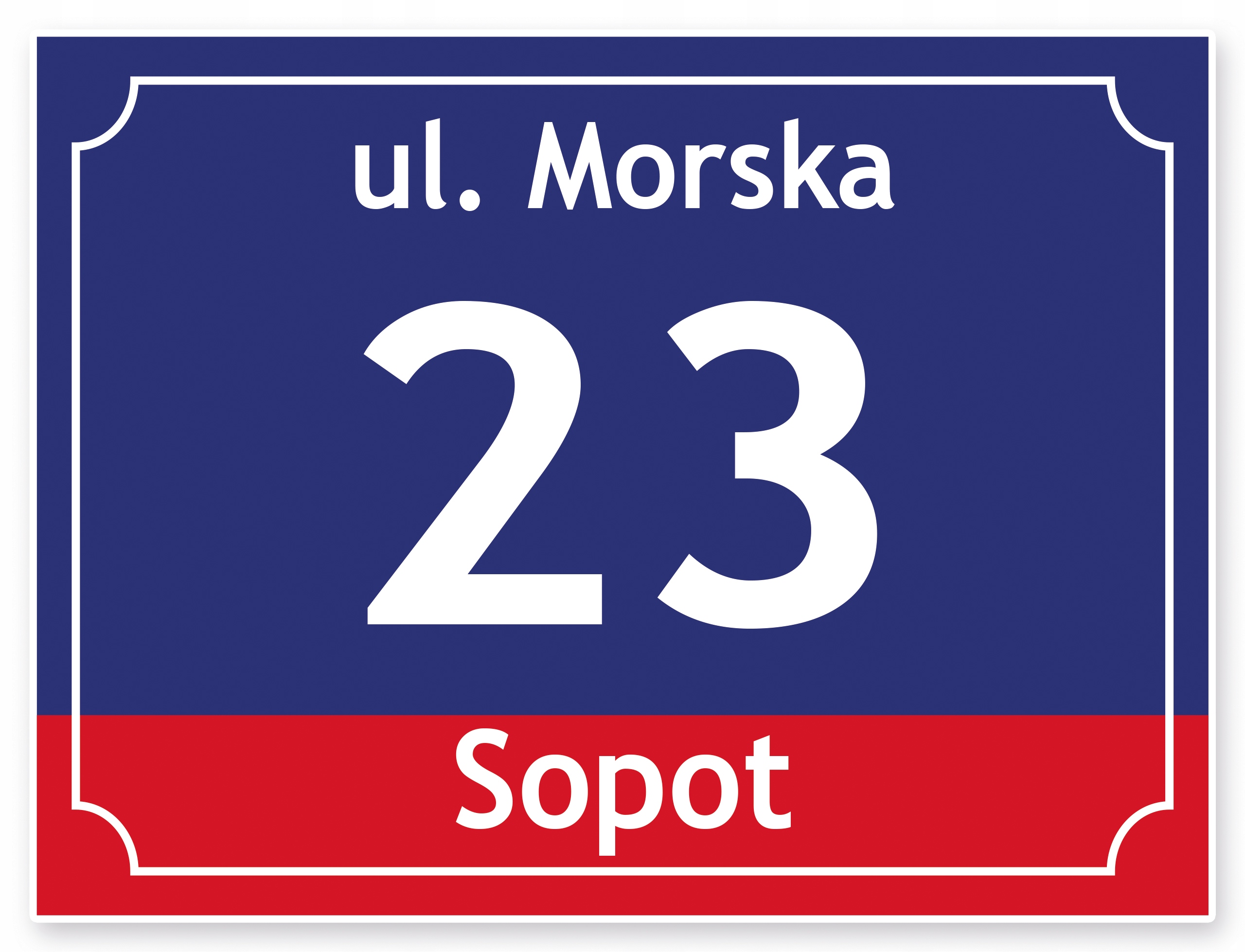 

Tabliczka Adresowa z numerem domu tablica 40x30 cm