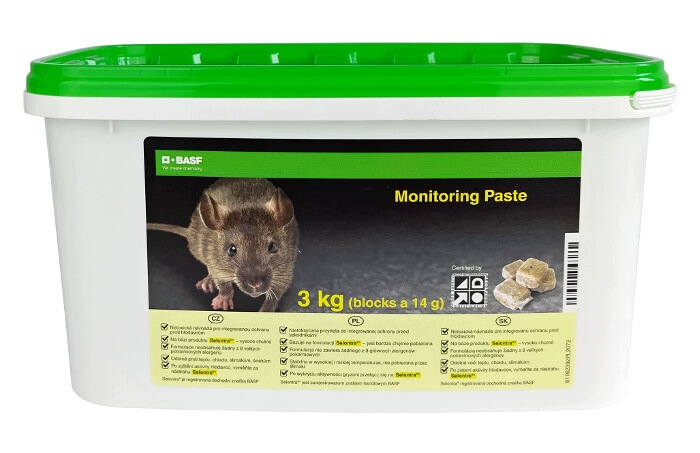 Monitoring Paste Návnada atraktant proti hlodavcům Myší krysy 3 kg