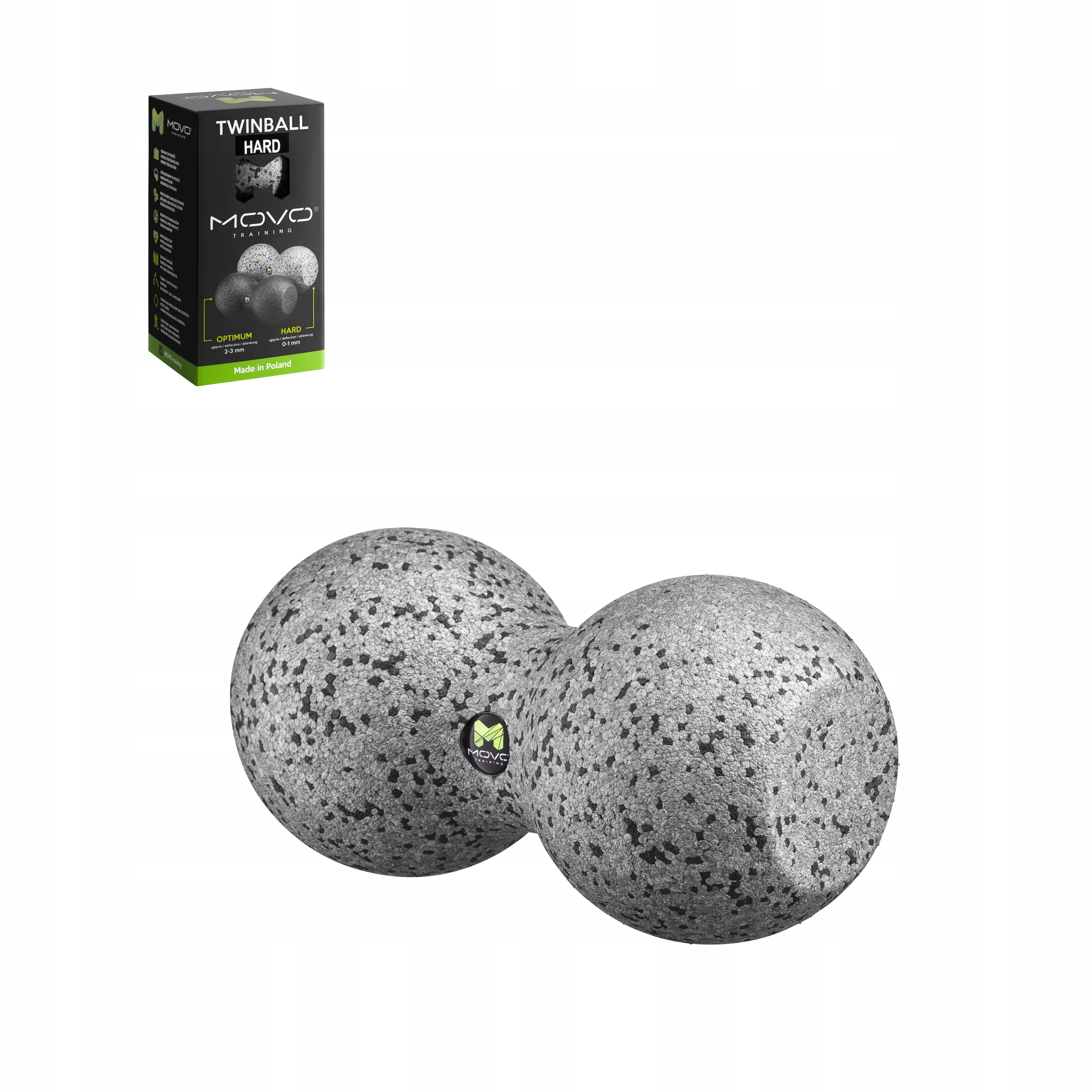

Duoball Twardy Roller Crossfit do masażu i ćwiczeń
