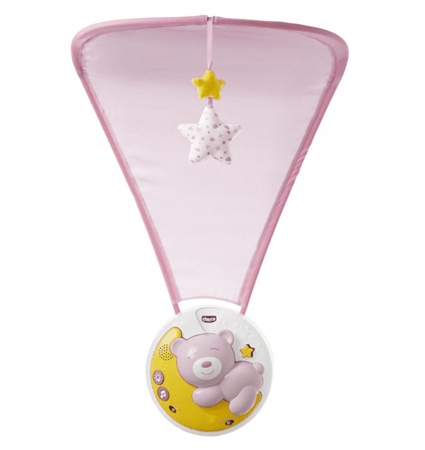 Chicco Next2Moon Pink Projektor z baldachimem 3w1